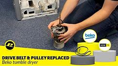 How to Fix a Tumble Dryer Belt on a Beko Dryer (Drive Belt and Pulley Fixed)