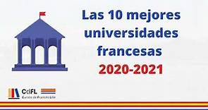 Las mejores universidades de Francia - TOP 10 2020-2021