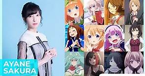 Ayane Sakura [佐倉 綾音] Top Same Voice Characters Roles