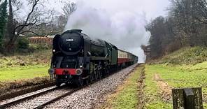 Bluebell Railway: “Sir Archibald Sinclair” returns to service after 12 years! 9,14,16/12/23