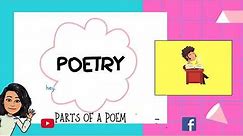 Parts of a Poem | Elements of Poetry | Poetry for Beginners