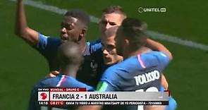 Mundial Rusia 2018, Grupo C: Francia 2 – 1 Australia