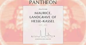 Maurice, Landgrave of Hesse-Kassel Biography - Landgrave of Hesse-Kassel