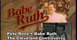 Pete Rose + Babe Ruth - The Cleveland Controversy - WKYC 11pm News 10/6/91 Rod Carew Stephen Lang