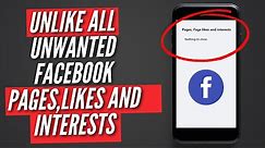 How to unlike all Facebook pages at once in 2023