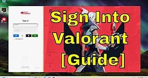 How To Sign Into Valorant (Riot Games) Account [Guide]