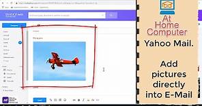 How to put pictures into E-Mails using Yahoo Mail