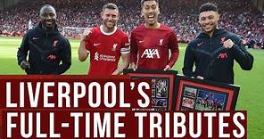 Liverpool's tributes for Keita, Milner, Firmino & Oxlade-Chamberlain