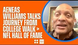 Aeneas Williams talks journey from college walk on to the NFL Hall of Fame