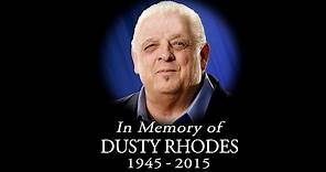 WWE pays tribute to WWE Hall of Famer Dusty Rhodes