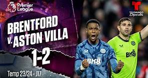 Highlights & Goles: Brentford v. Aston Villa 1-2 | Premier League | Telemundo Deportes