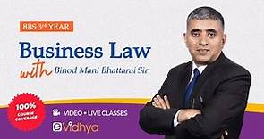 Introduction to Law | Business Law | BBS 3rd | By: Binod Mani Bhattarai | eVidhya