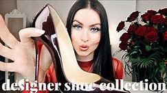 MY DESIGNER SHOE COLLECTION | CHRISTIAN LOUBOUTIN VALENTINO GUCCI & MORE | EMMA MILLER