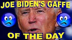 Joe Biden's "GAFFE" of the Day !! September 15th, 2021- "Decades of HEAD"