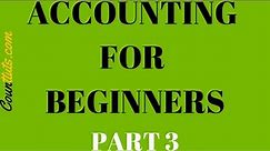 Accounting for Beginners | Part 3 | General Ledger (T-Accounts)