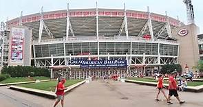 My First Time At Great American Ballpark In Cincinnati Ohio - Skyline Chili Dog & Front Row Seats