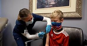 Kids get COVID 19 vaccine