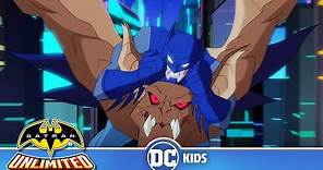 Batman Unlimited en Latino | Batman y Robin Rojo se enfrentan a Hombre Murciélago | DC Kids