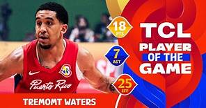 Tremont Waters (18 PTS) | TCL Player Of The Game | CHN vs PUR | FIBA Basketball World Cup 2023