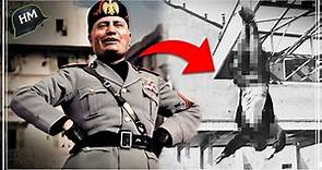 COLGAD0 EN PÚBLIC0: La MERECIDA MUERT3 del Dictador Benito Mussolini