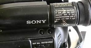 review - videocamera sony CCD-TR75E