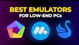 3 BEST Android Emulators for Low-End PCs! (NO GRAPHICS CARD)