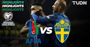 Azerbaiyán 3-0 Suecia - HIGHLIGHTS | UEFA Qualifiers 2023 | TUDN