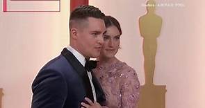 Allison Williams and fiancé Alexander Dreymon at 2023 Oscars