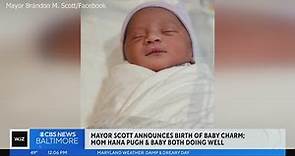 Baltimore Mayor Brandon Scott has first born child, 'Baby Charm' with fiancé