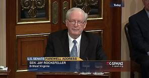 U.S. Senate-Senator Jay Rockefeller Farewell Address