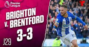 Highlights & Goals | Brighton v. Brentford 3-3 | Premier League | Telemundo Deportes