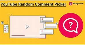 Youtube Random Comment Picker | Pick A Winner