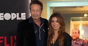 David Duchovny and GF Monique arrive to 'You People' premiere