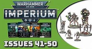 Warhammer 40K - Imperium magazine Issues 41-50 - Review with painted miniatures