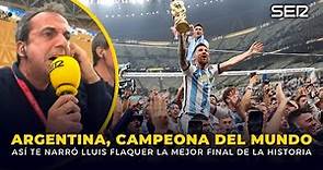 ⚽️🏆 ¡LA PELÍCULA DE LA MEJOR FINAL DEL MUNDIAL JAMÁS CONTADA! Lluís Flaquer y la ARGENTINA campeona
