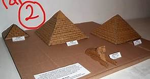 Piramides de Egipto 2 (maqueta)