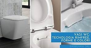 Sanitari Vasi WC: tecnologia Rimfree senza brida, forme e colori