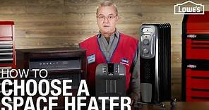 How To Choose A Space Heater | Lowe's Buying Guides with Bret