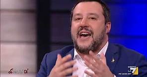 Matteo Salvini risponde alle domande della professoressa Elsa Fornero