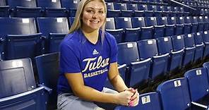 TU guard Caroline Lyles embracing breast cancer awareness game in mother's memory