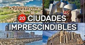 ➤ 20 ciudades IMPRESCINDIBLES de ESPAÑA ❤️ 🇪🇸 #013