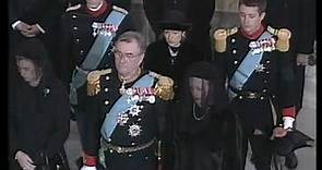 funeral reina Ingrid de Dinamarca (parte 2) 14/11/2000