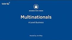 Multinationals (Location of Business Operations)