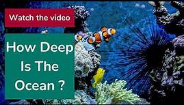 How deep is the ocean?