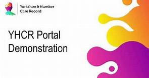 Yorkshire & Humber Care Record Portal Demonstration