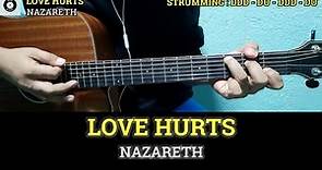 Love Hurts - Nazareth | Guitar Chords and Lyrics | Guitar Tutorial