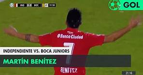 Martín Benítez (1-0) Independiente vs Boca Juniors | Fecha 23 - Superliga Argentina 2017/2018