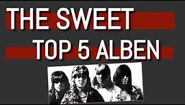 THE SWEET - TOP 5 Alben - 70er Jahre Musik - Rockmusik Rezension - Glamrock Stars der 70er