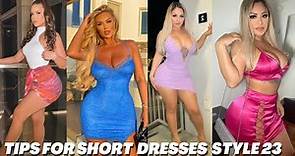 best 25 short dresses 2023 || best models in short dresses | fashion style with Gorgeous outfits