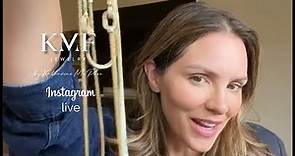 Katharine McPhee Foster - Instagram Live about KMF Jewelry - 9 May 2023